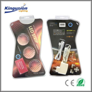 Kingunion Alibaba China CE UL Led Strip Kit with Blister Package RoHS ERP